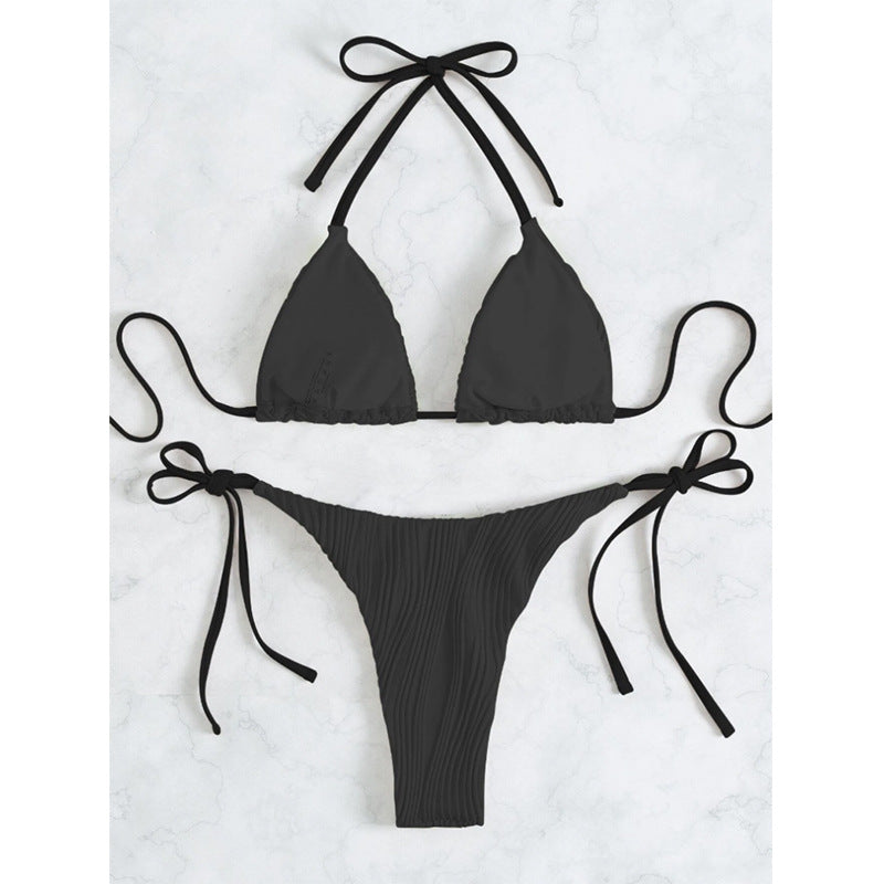 Triangle strap bikini